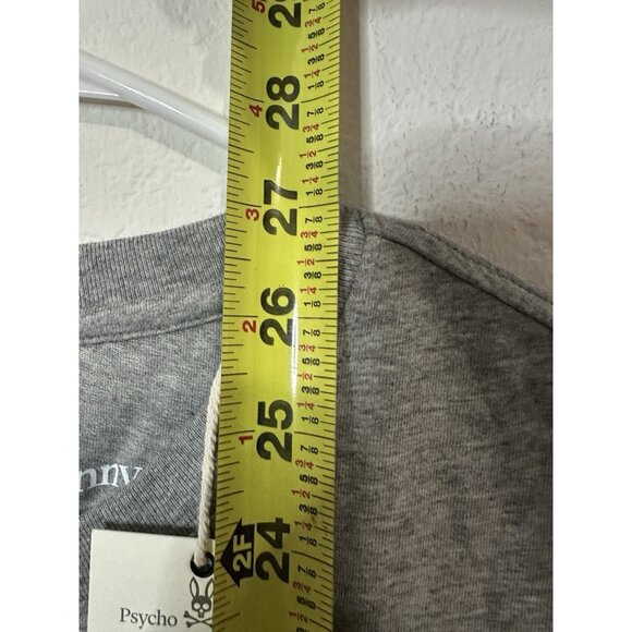 Psycho Bunny Men’s Heather Gray Pima Cotton Meridian Graphic T Shirt Size 3 (XS) - Picture 8 of 8